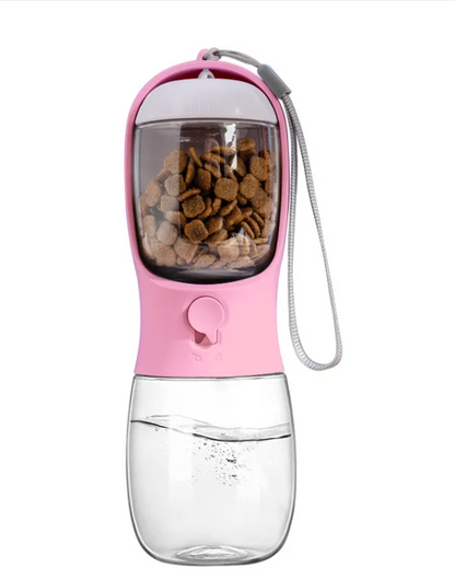 2 in 1 Pet Water Bottle